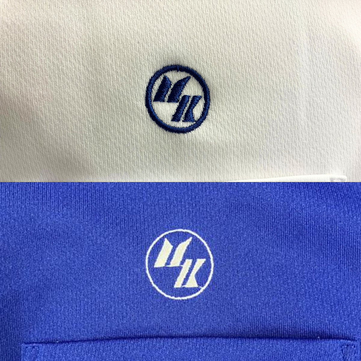 MKオリジナル 4.4オンス ドライ ボタンダウンポロシャツ【MK刺繍】 メトロブルー 3L