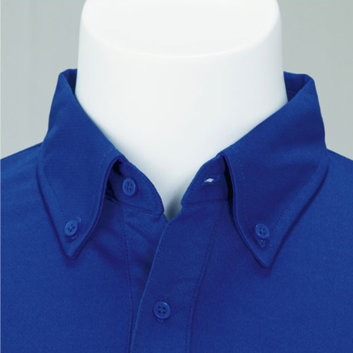 MKオリジナル 4.4オンス ドライ ボタンダウンポロシャツ【ForYou刺繍】 ロイヤルブルー M