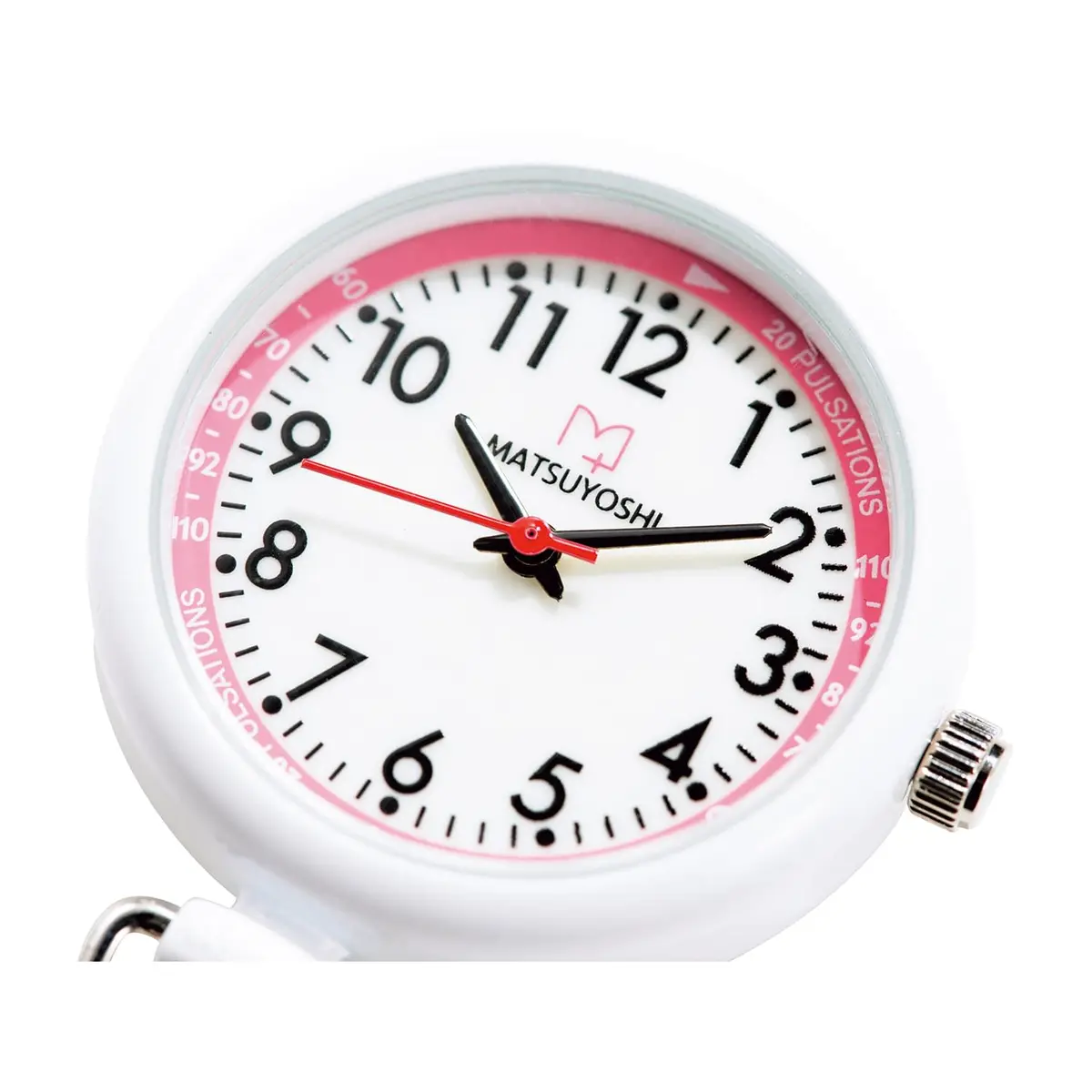 ナースウォッチ30mm シルバータイプ ホワイト ホワイト