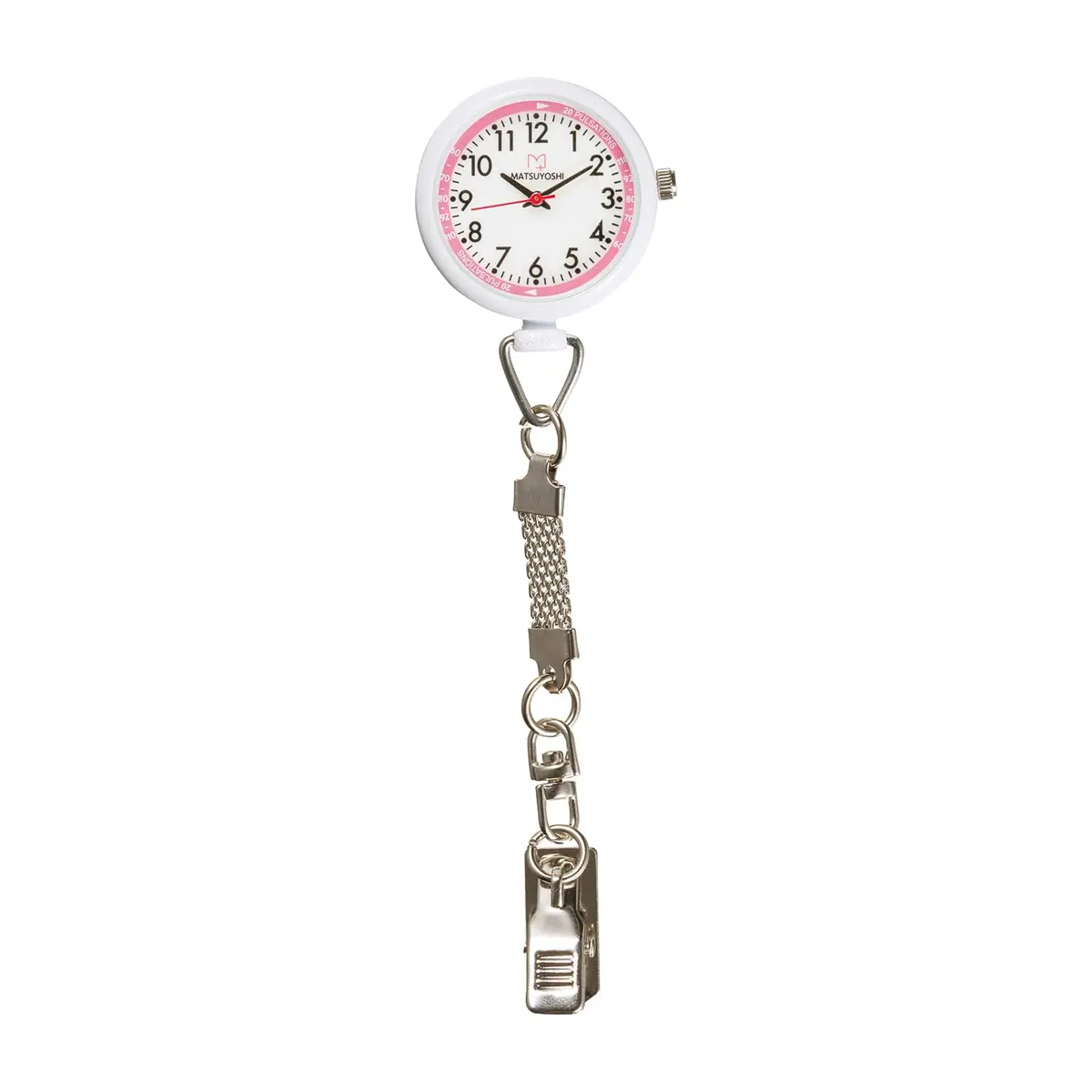 ナースウォッチ30mm シルバータイプ ホワイト ホワイト