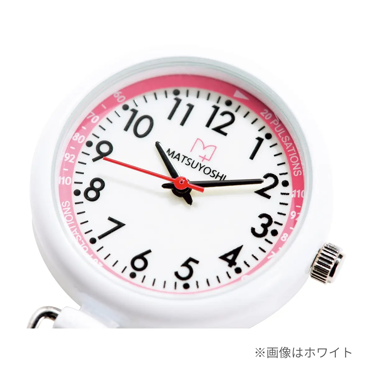 ナースウォッチ30mm シルバータイプ ブラック ブラック