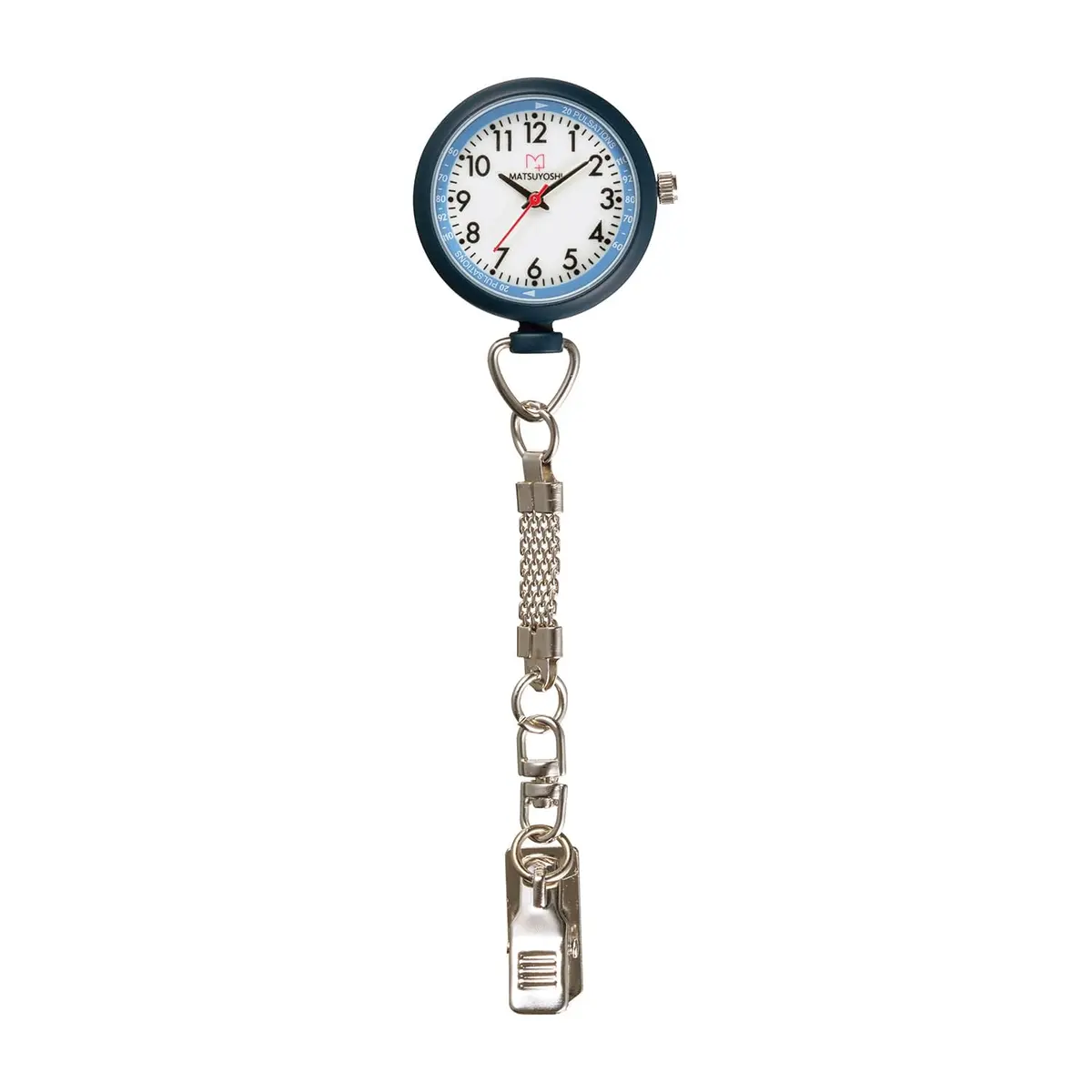 ナースウォッチ30mm シルバータイプ ネイビー ネイビー