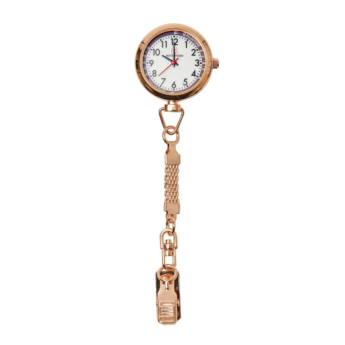 ナースウォッチ30mm ピンクゴールドタイプ ブラウン ブラウン