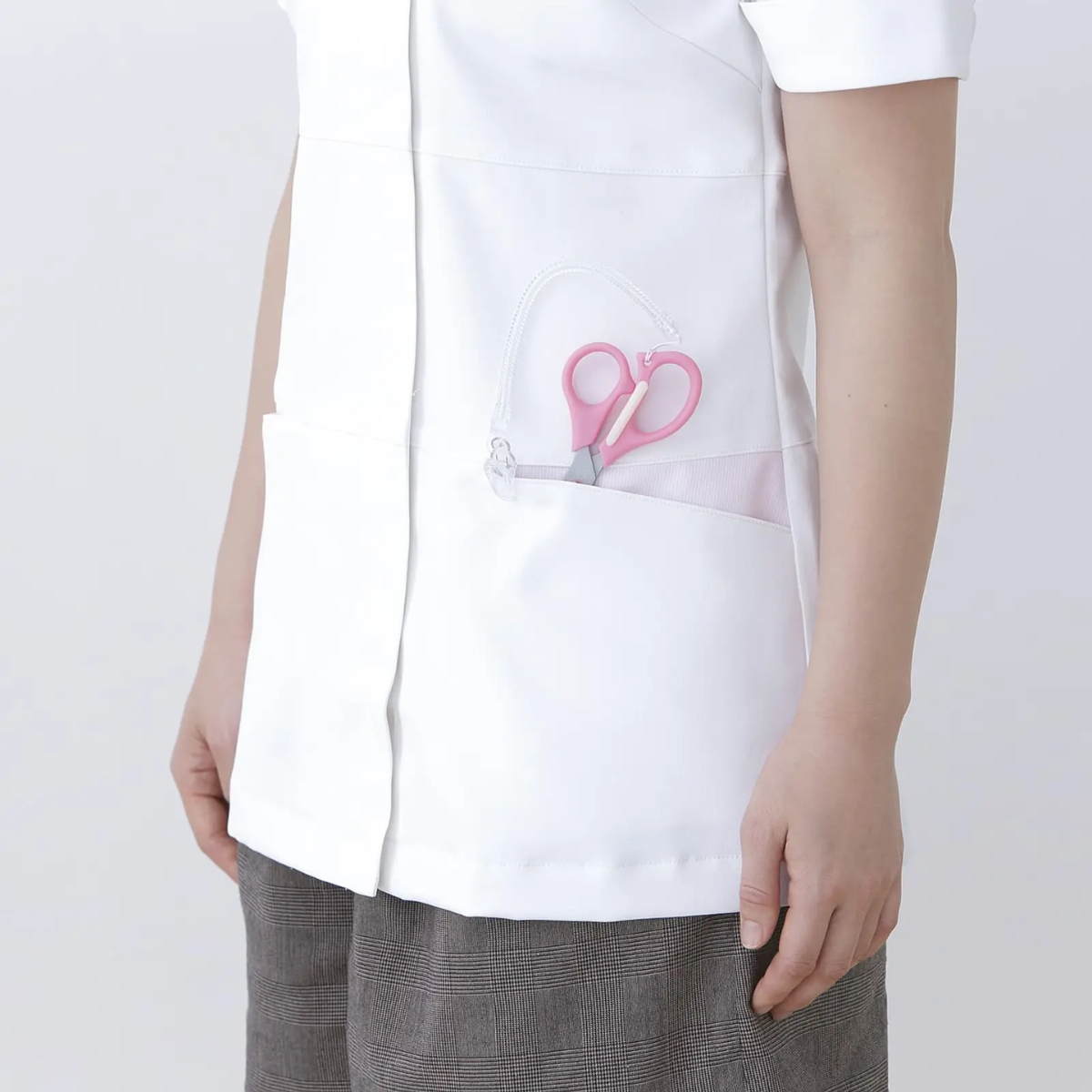 ナースハサミ (袋付) バーガンディ バーガンディ