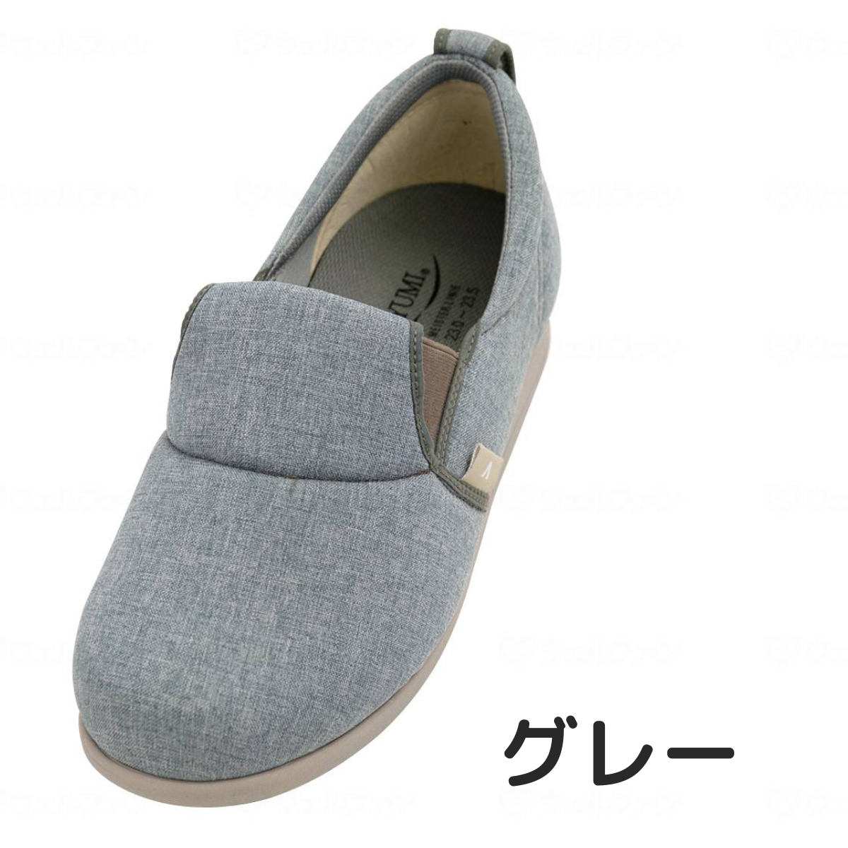 ゆったり簡単スリップオン 片足用 ラベンダー 右S