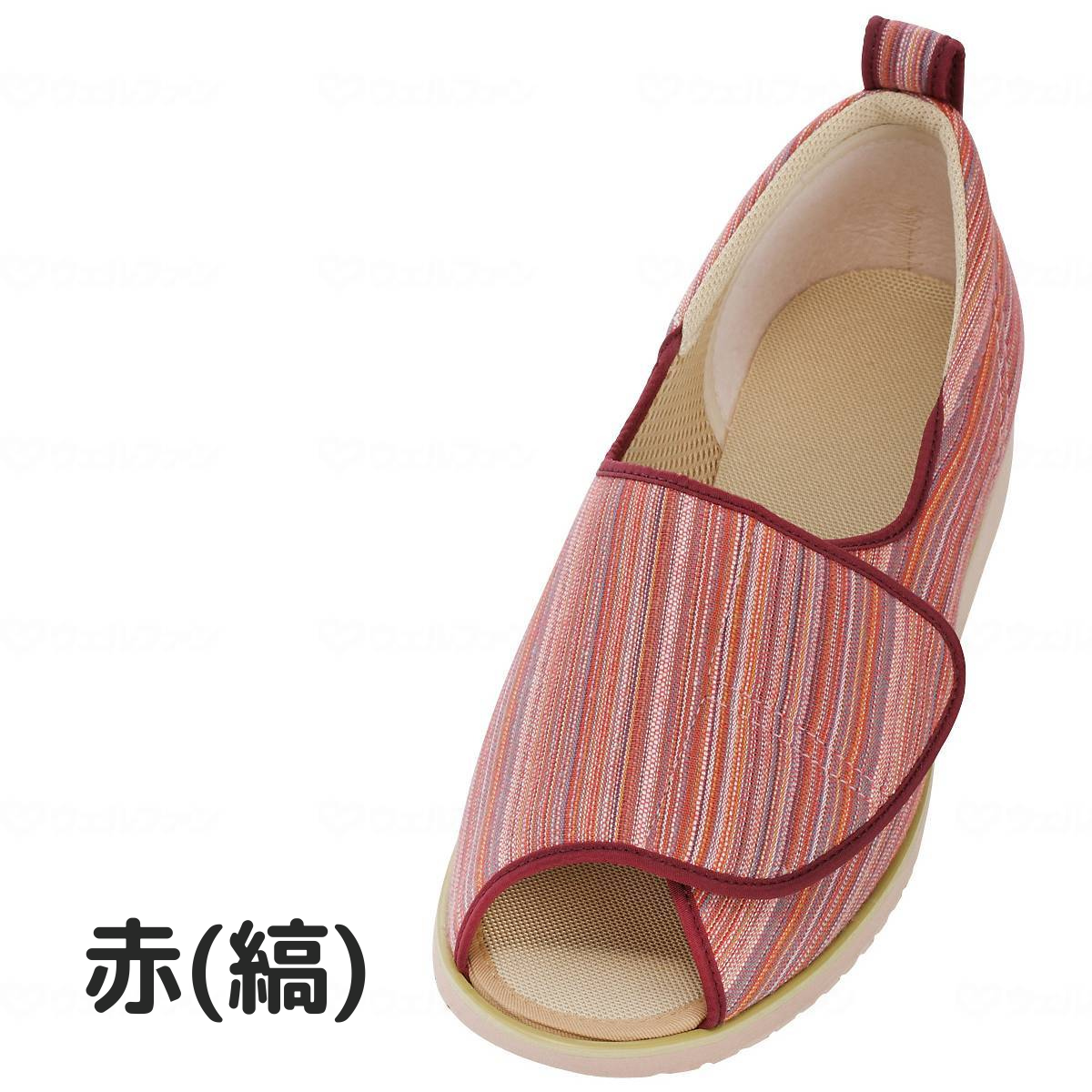 オープン和(なごみ) 片足用 青(縞) 右S