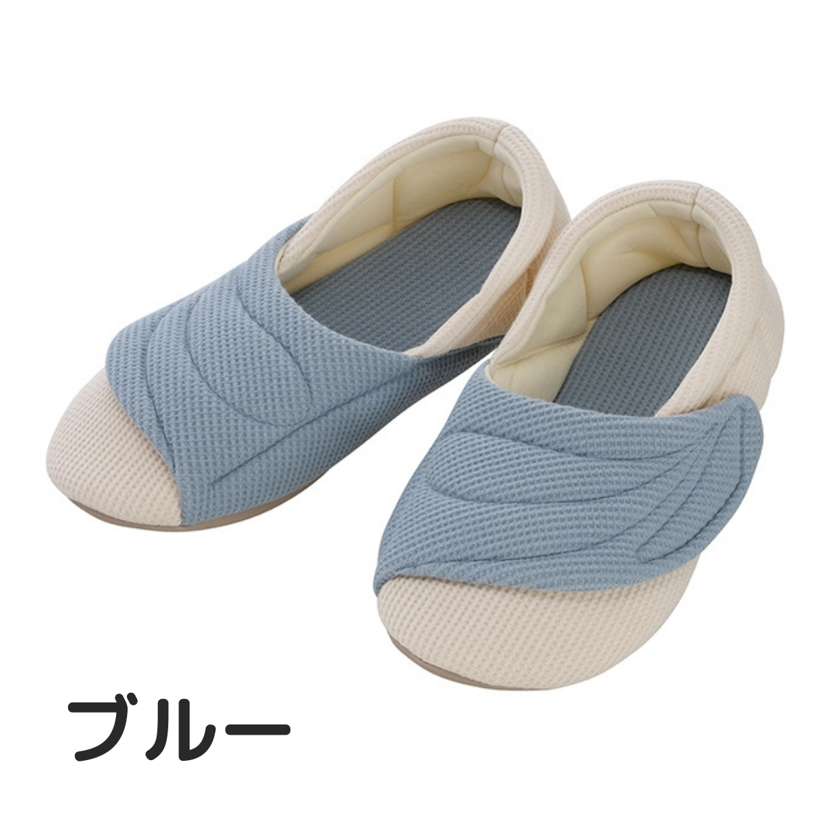 ワイドベルトワッフル ブルー M