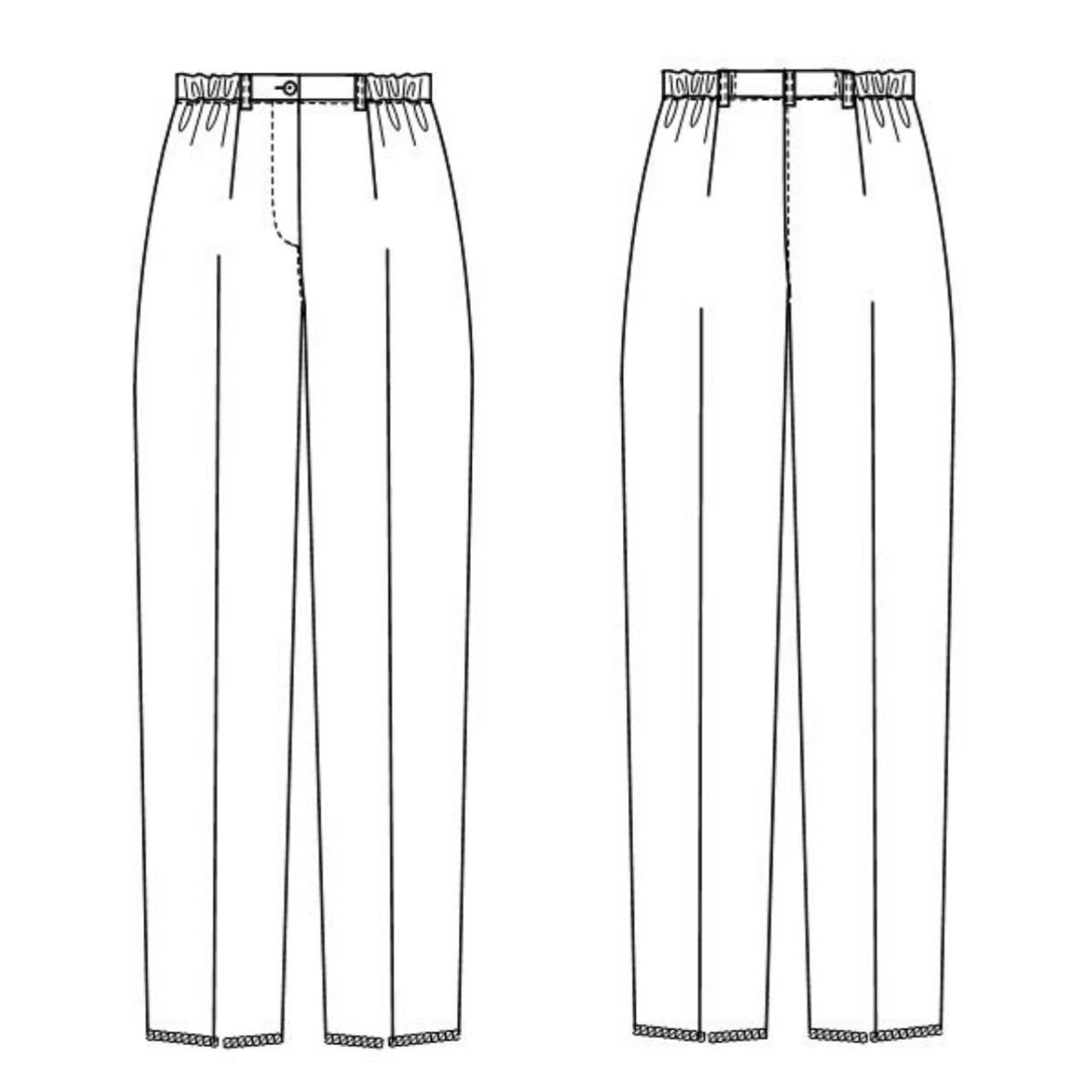 女子パンツ ペールグリーン Lサイズ