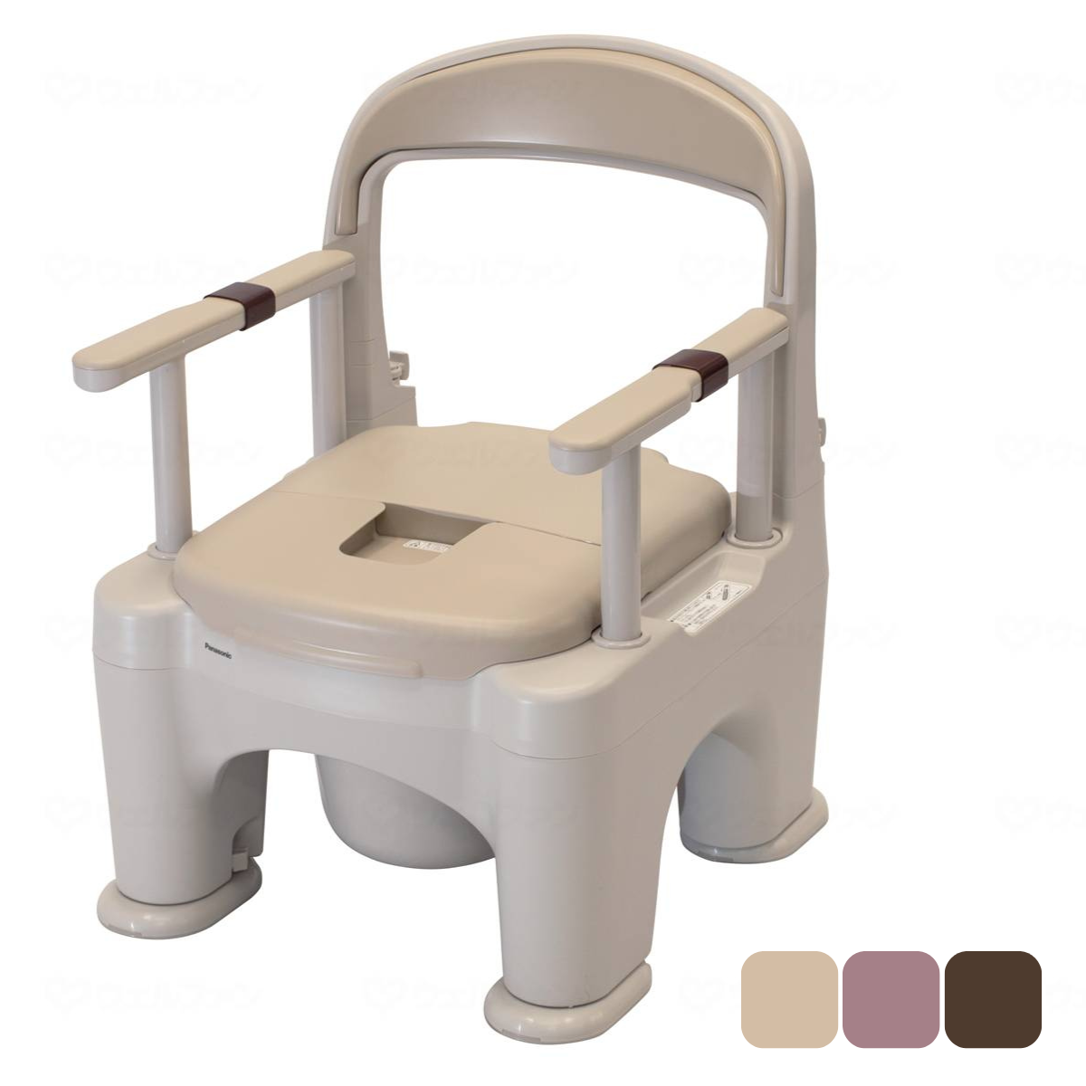 座楽 ラフィーネ (前後傾斜脚なし) モカブラウン