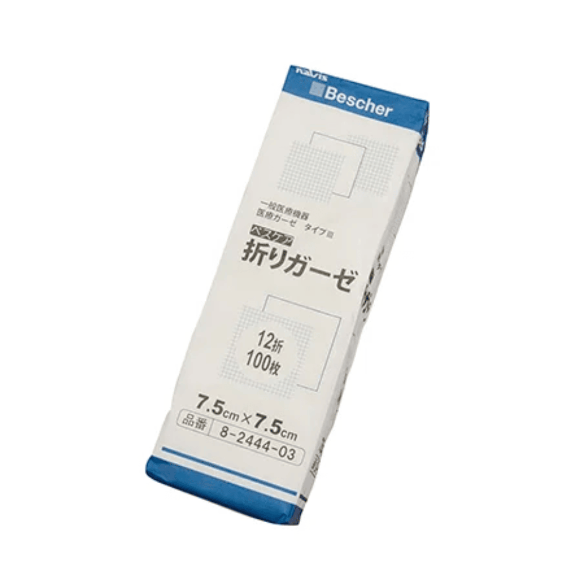 ベスケア 折りガーゼ  75×75mm 75×75mm