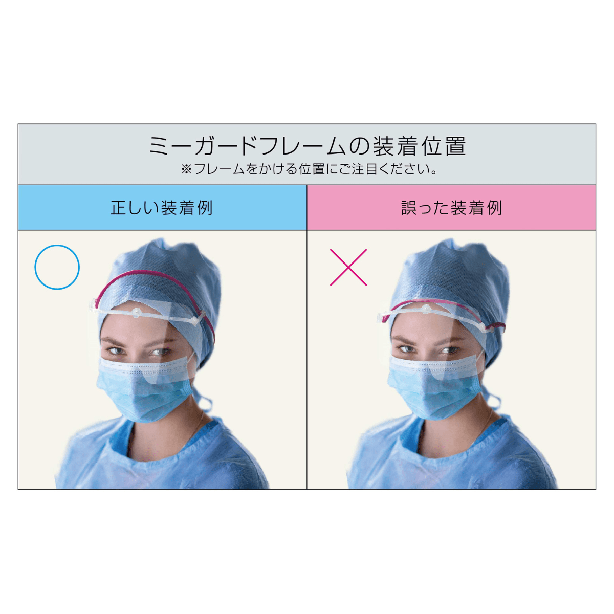ミーガード専用 交換両面防曇フィルム 10枚入 ノーマル M(ハーフフェイス)
