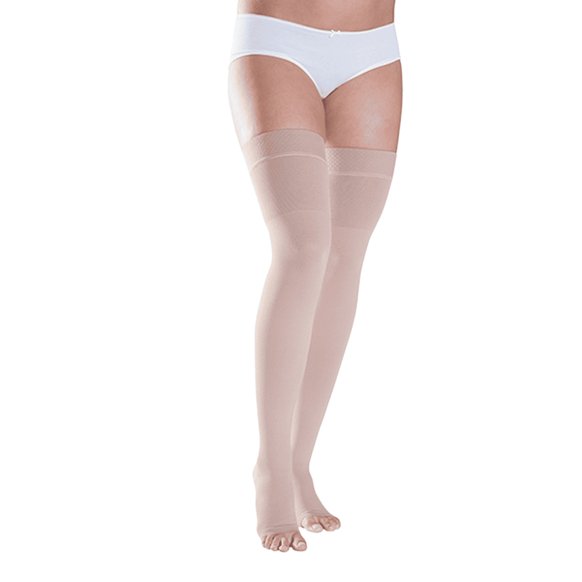 トラディショナル 膝上 エクスストロング ショート つま先無 Sプラス ベージュ Sプラス