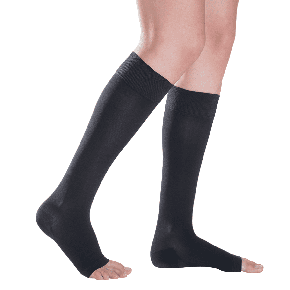 マジック ハイソックス ノーマル ロング つま先無 XXS ブラック ブラック XXS