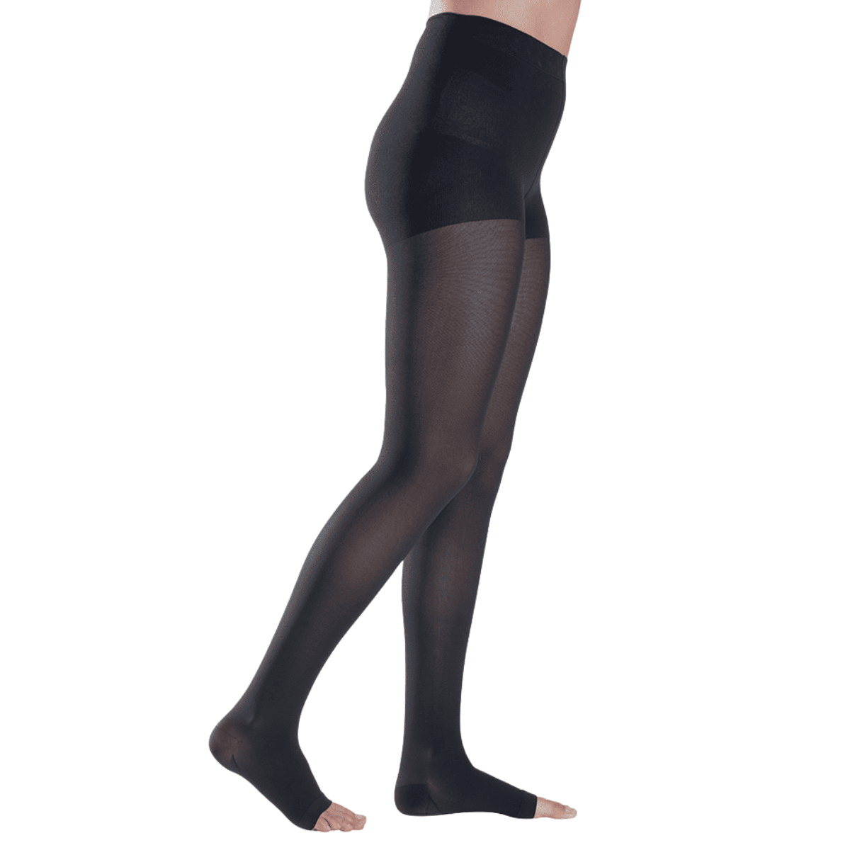 マジック パンティストッキング ライト ロング つま先無 XXS ブラック ブラック XXS