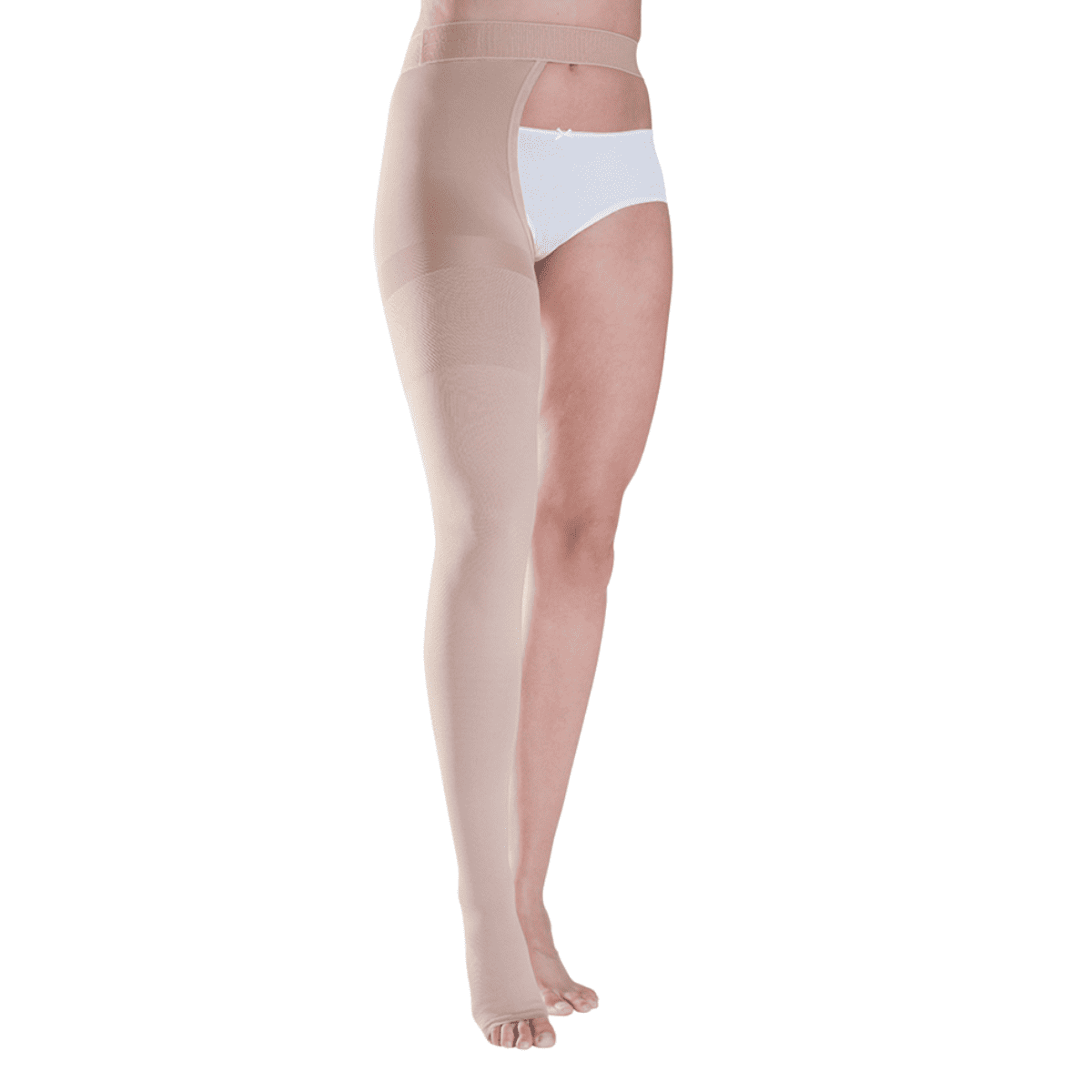 トラディショナル 片足 右 ストロング ロング つま先無 Sプラス ベージュ Sプラス