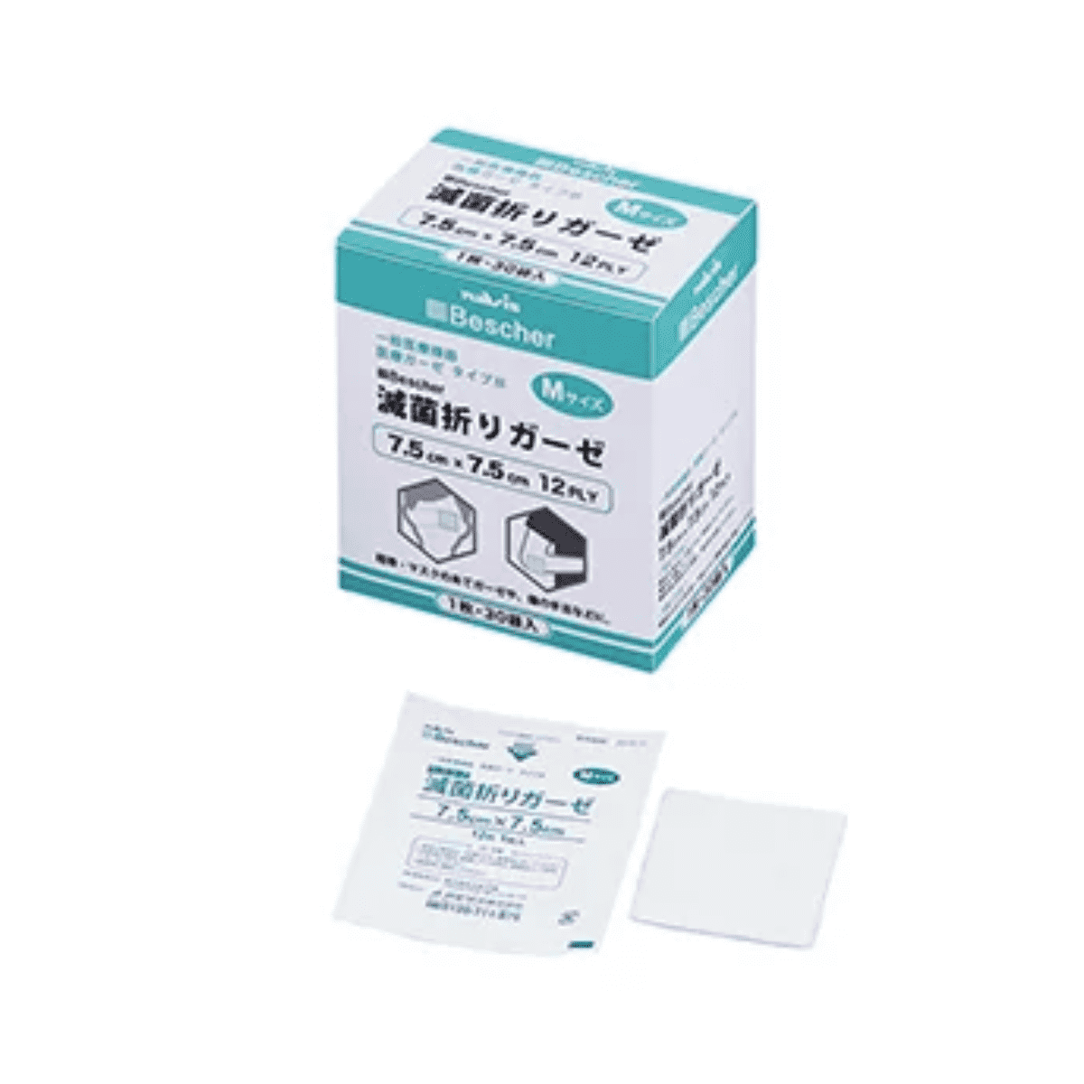 ベスケア 滅菌折りガーゼ少量タイプ 75×75mm 75×75mm