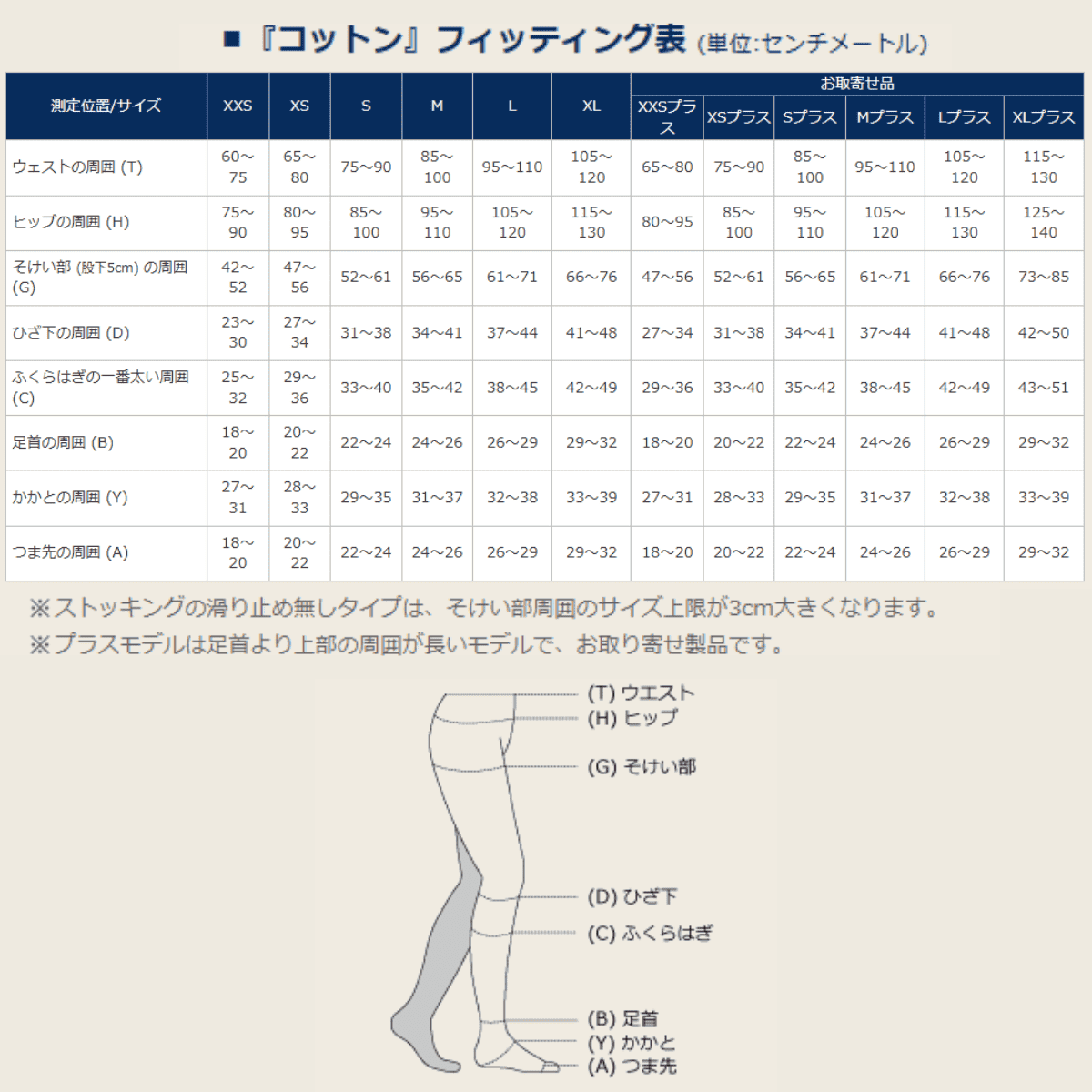 コットン・ライナー ロング XS ベージュ (4枚入り) ベージュ XS