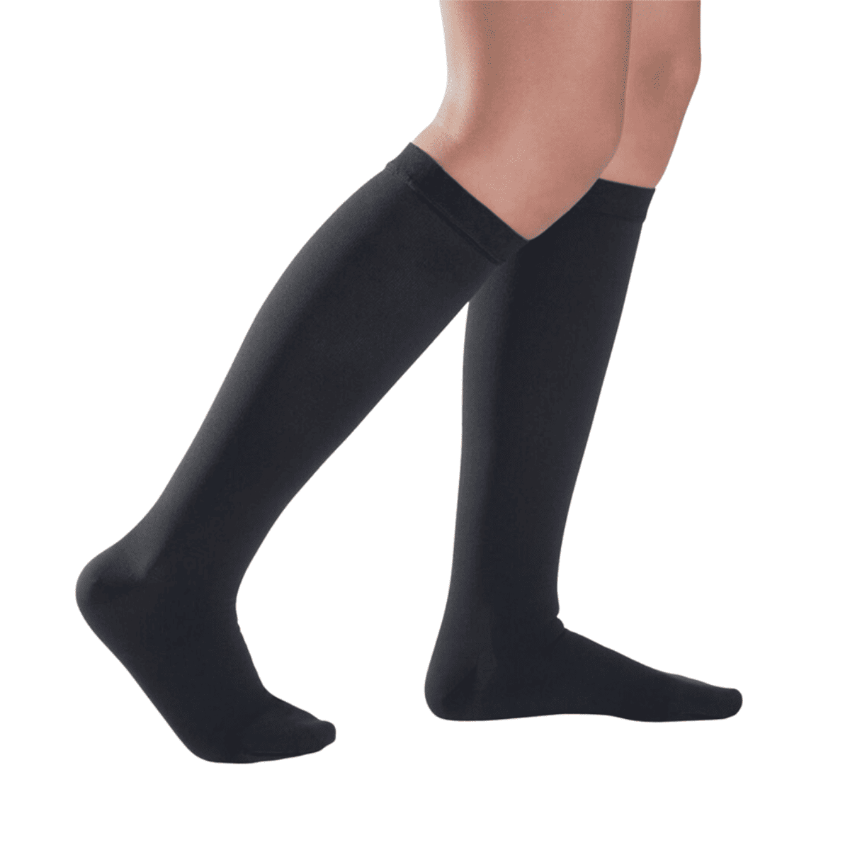 トップファイン ハイソックス ノーマル ロング つま先有 S ブラック ブラック S