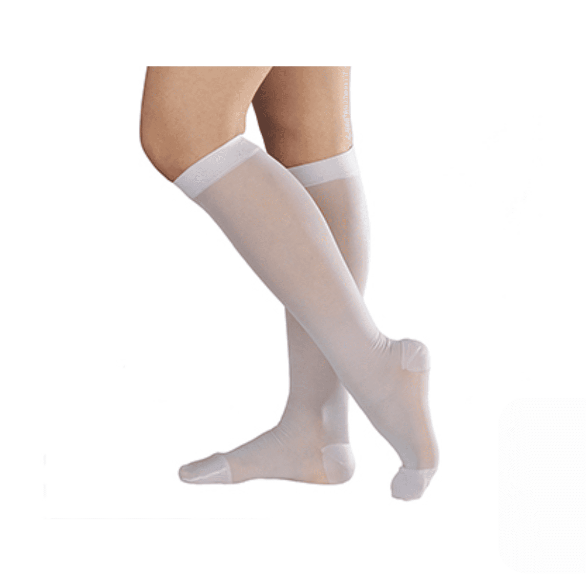 アンシルク２ ブライトハイソックス ホワイト M 19-23cm/32-38cm