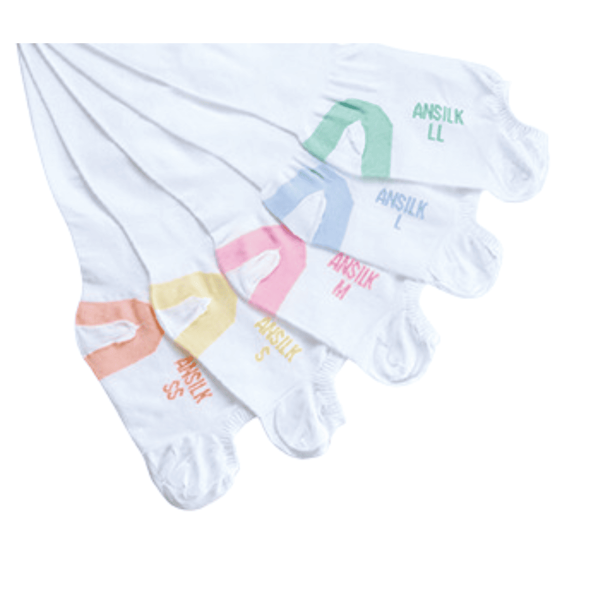 アンシルクプロＪ ストッキング（足背） 10足入 SS 15-19cm/24-30cm/40-49cm