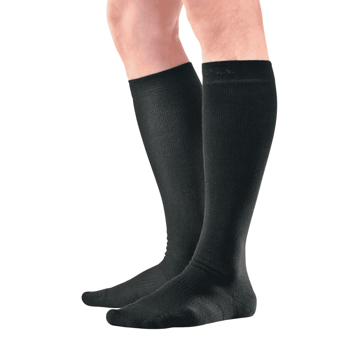 アンシルク２ ソックス ブラック M 19-23/32-38cm