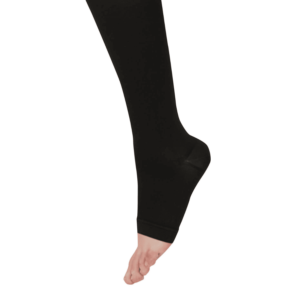 アンシルク２ ハイソックス つま先なし ブラック S 17-21cm/28-34cm