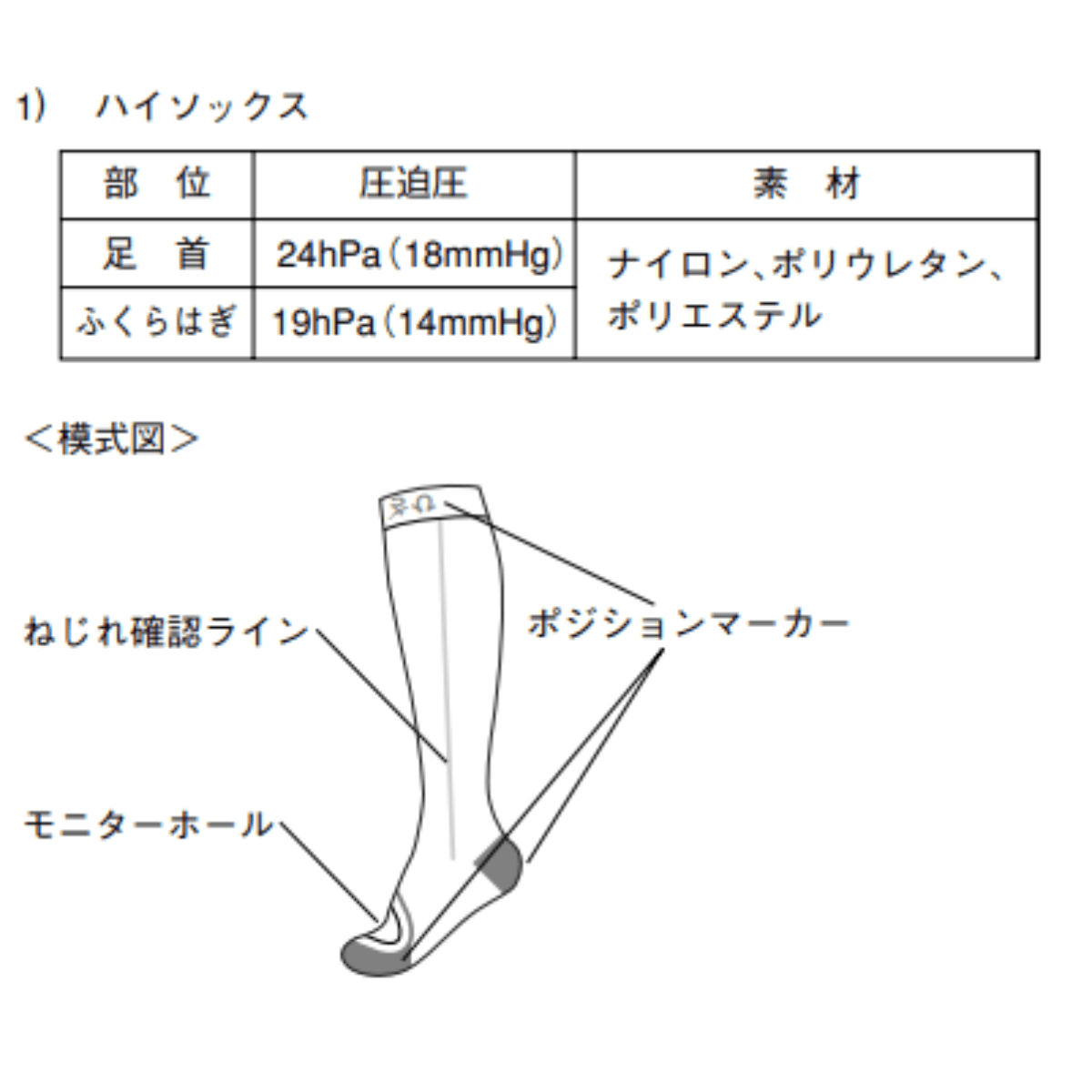 アンシルクプロＪキープケア ハイソックス（10足入） SS 足首15-19cm ふくらはぎ24-30cm