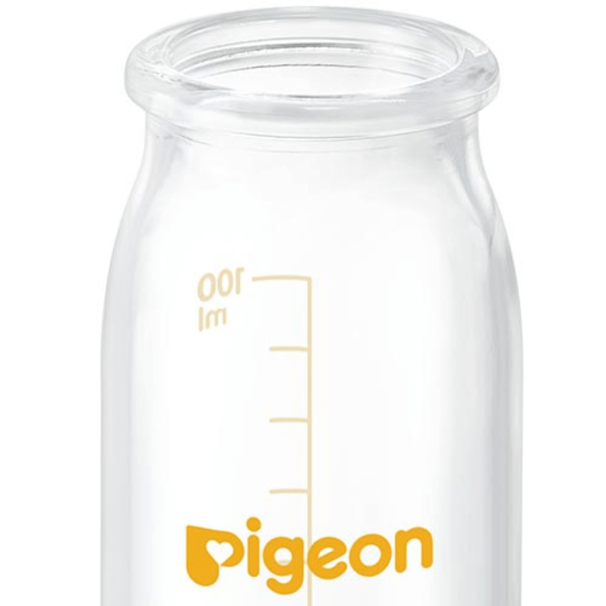 病産院用 哺乳びん (直付け式) 耐熱ガラス製 100ml