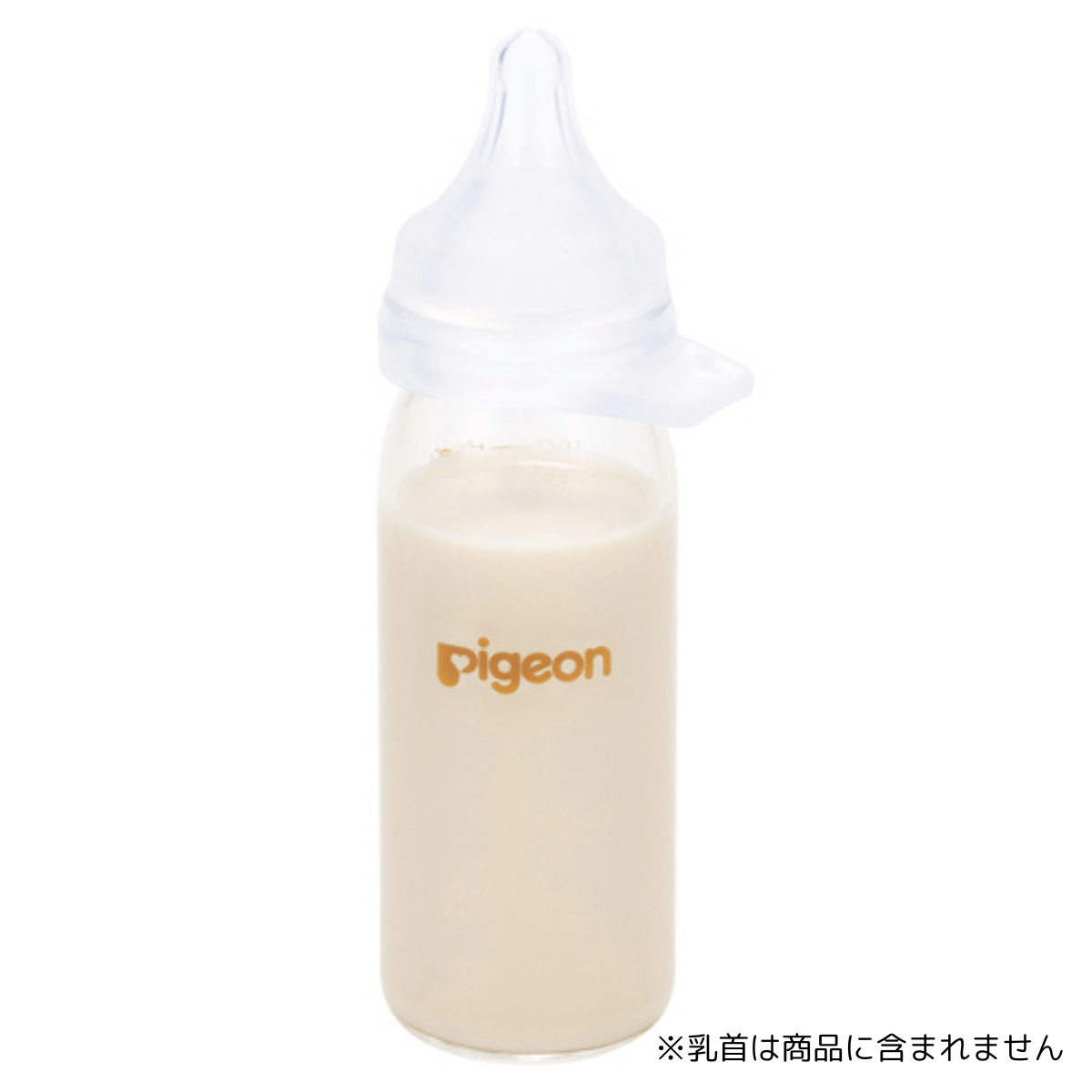病産院用 哺乳びん (直付け式) 耐熱ガラス製 100ml