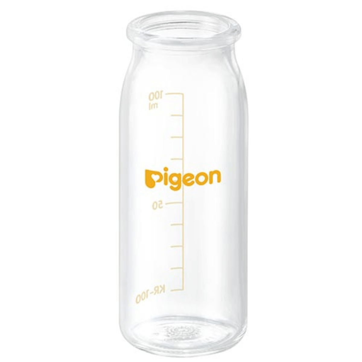 病産院用 哺乳びん (直付け式) 耐熱ガラス製 100ml