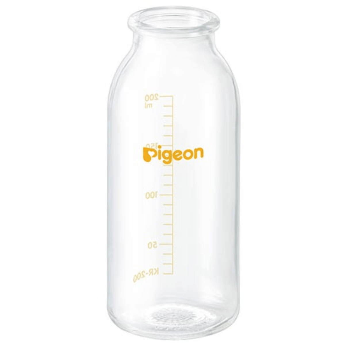 病産院用 哺乳びん (直付け式) 耐熱ガラス製 200ml