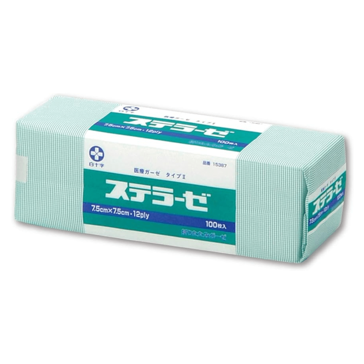 ステラーゼ (未滅菌) タイプⅡ 7.5×7.5 100枚入