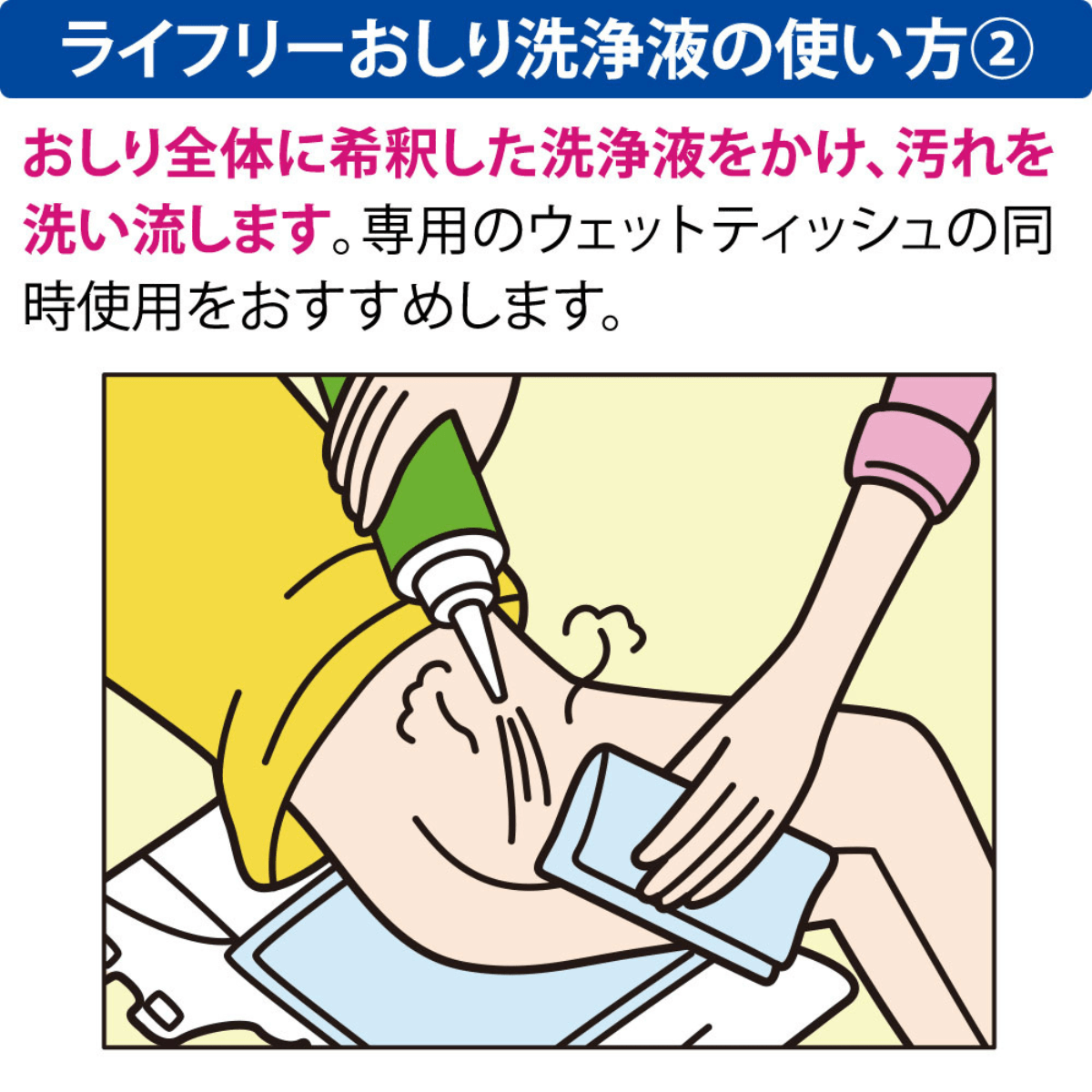 ライフリー おしり洗浄液Neo 350mL