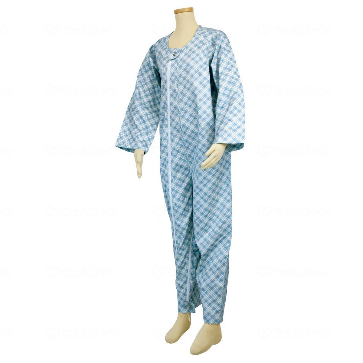 テイコブ エコノミー上下続き服 サックス M
