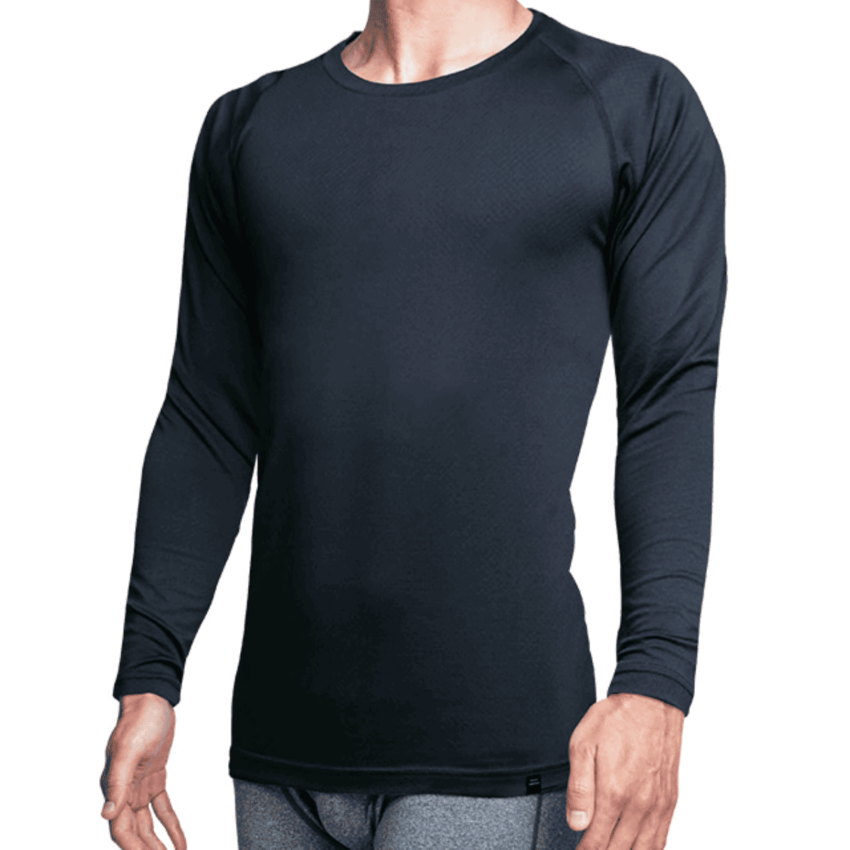 【TERAX CARETECT】MEN'Sアンダーシャツ ブラック S