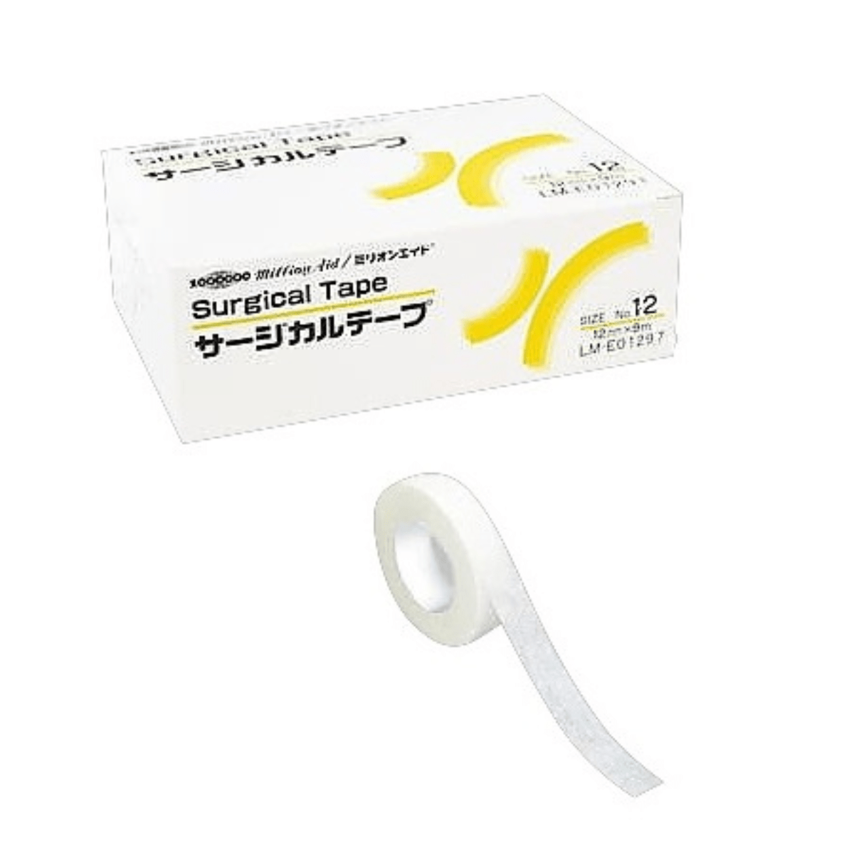 ミリオンエイド サージカルテープ 12mm×9m(24巻入)