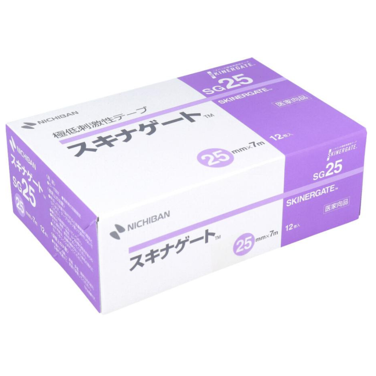 スキナゲート 極低刺激性絆創膏 SG25 25mm×7m 1巻入