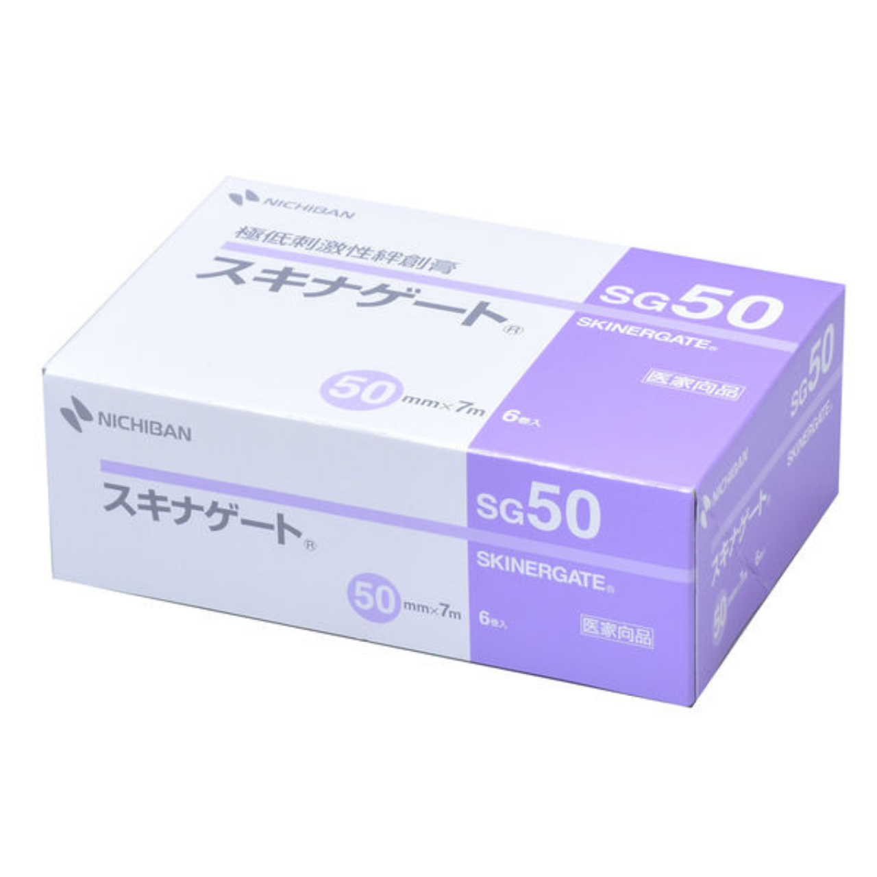 スキナゲート 極低刺激性絆創膏 SG50 50mm×7m 6巻入
