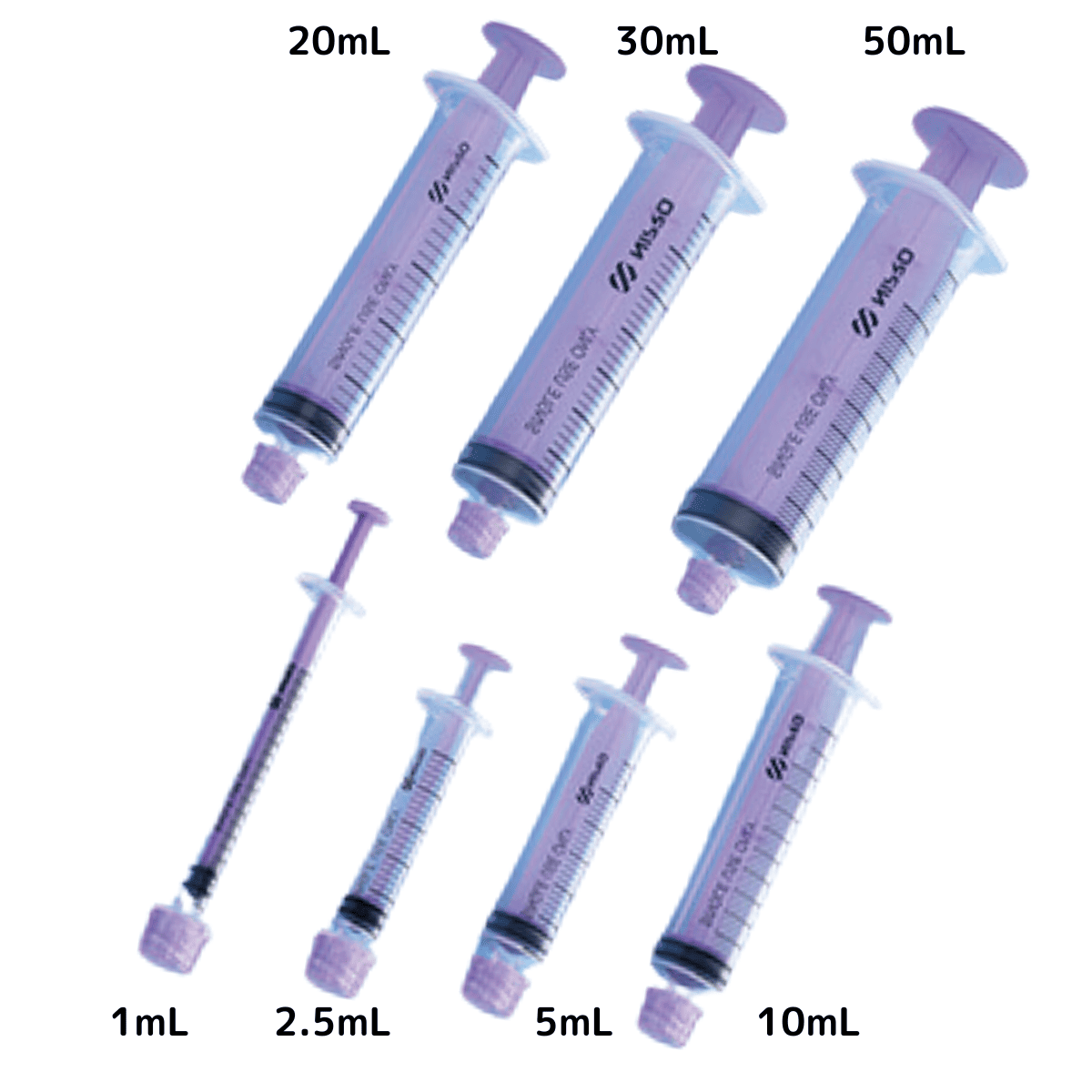 ENシリンジ キャップ付き (1～50mL)