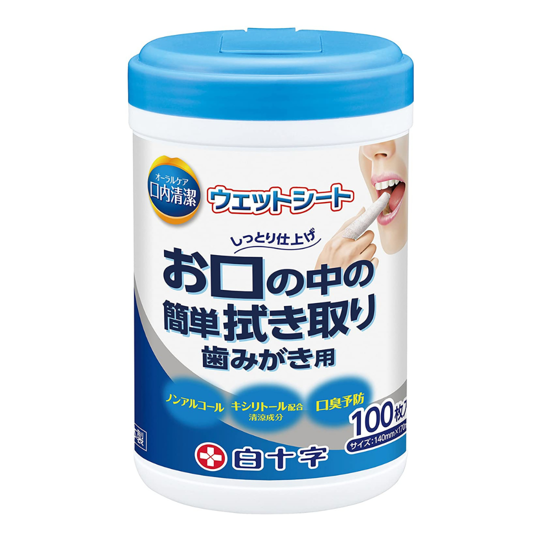 口内清潔ウェットシート ボトルタイプ 100枚入