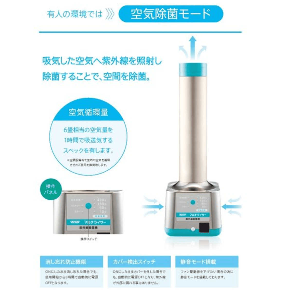 紫外線殺菌機 マルチライザー ML-100
