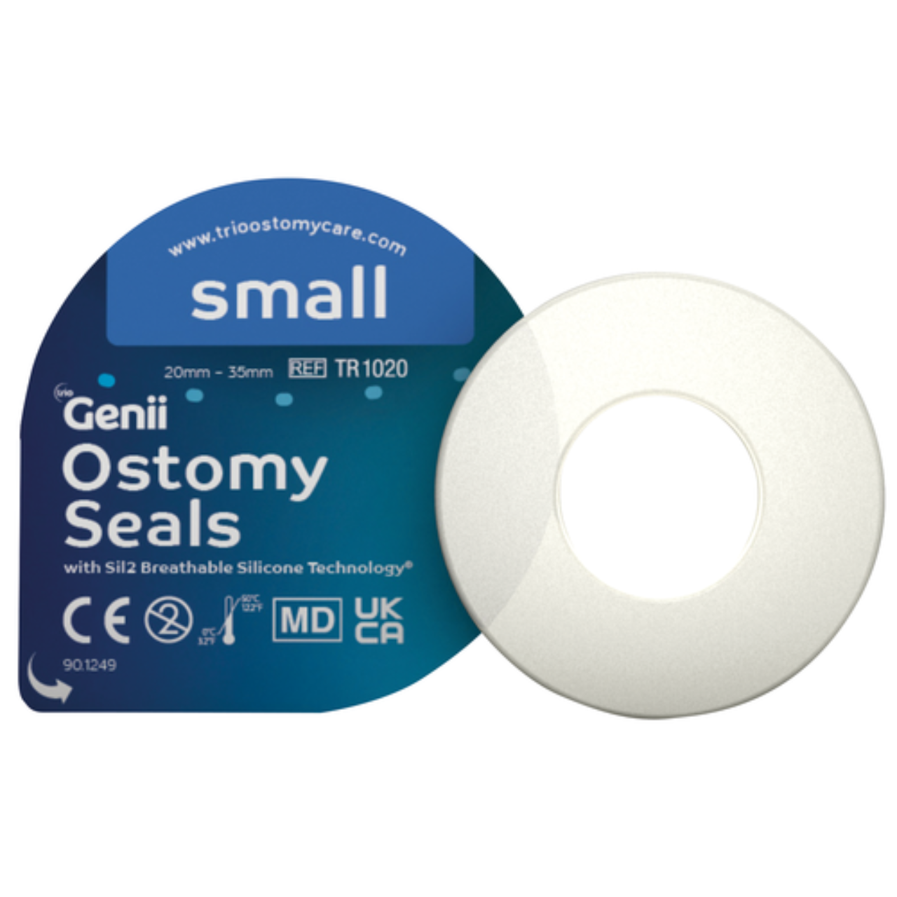 trio ジーニー シリコーンオストミーシール 10枚 S 20-35mm