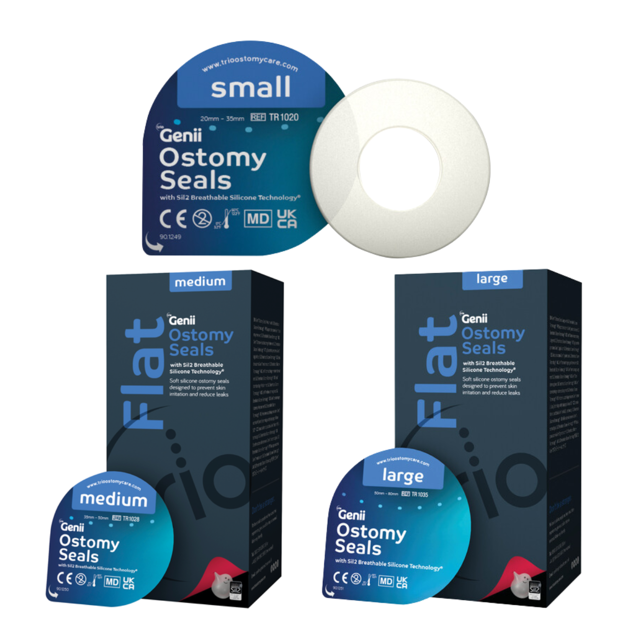 trio ジーニー シリコーンオストミーシール 10枚