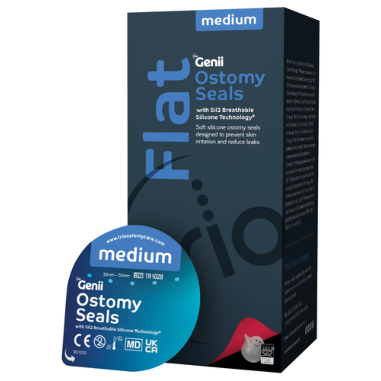 trio ジーニー シリコーンオストミーシール 10枚 M 35-50mm