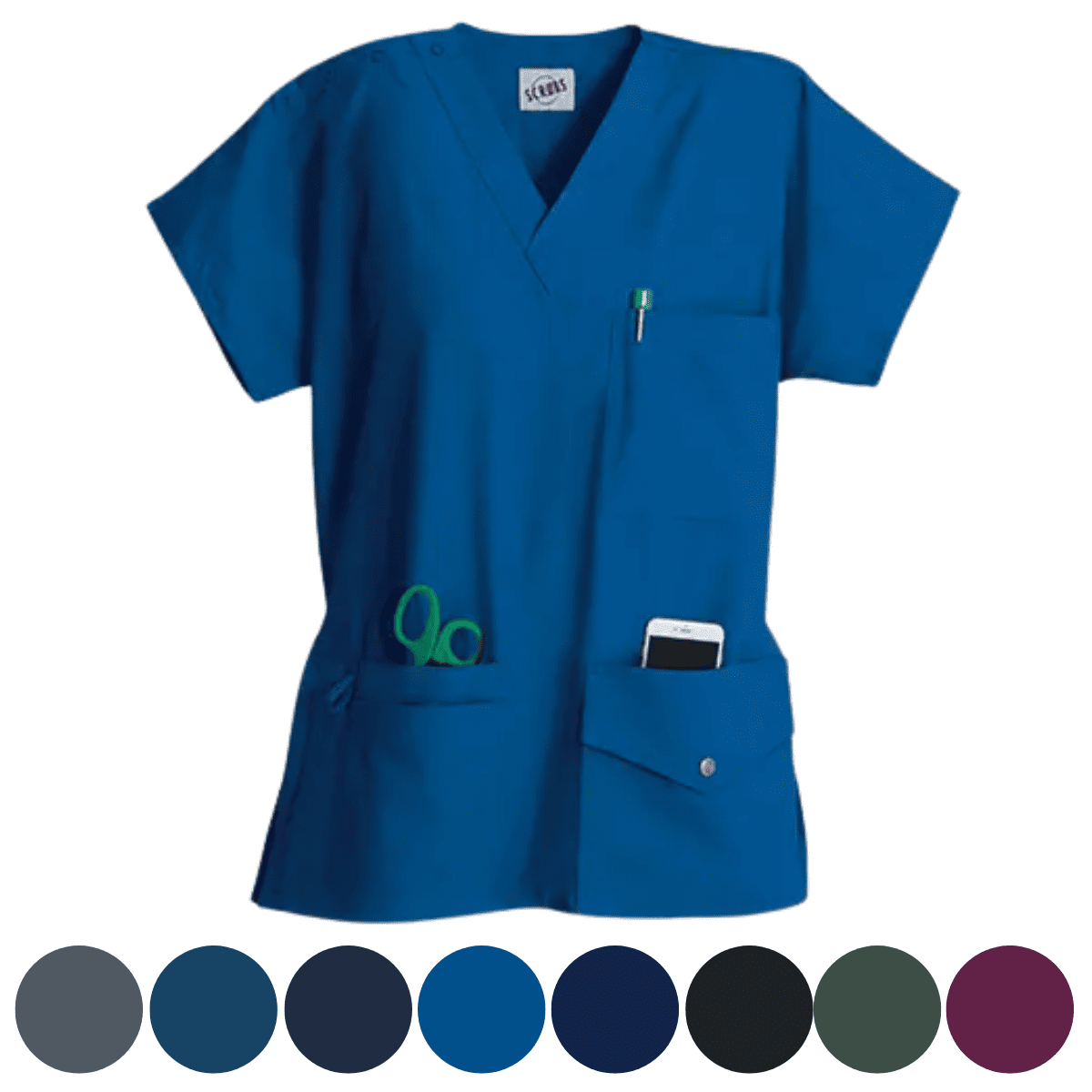 6ポケットVネック スナップトップ