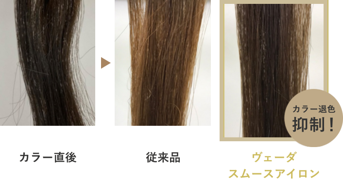 カラー退色抑制！