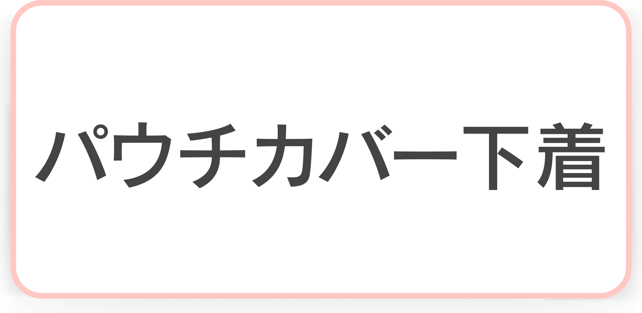 パウチカバー・下着